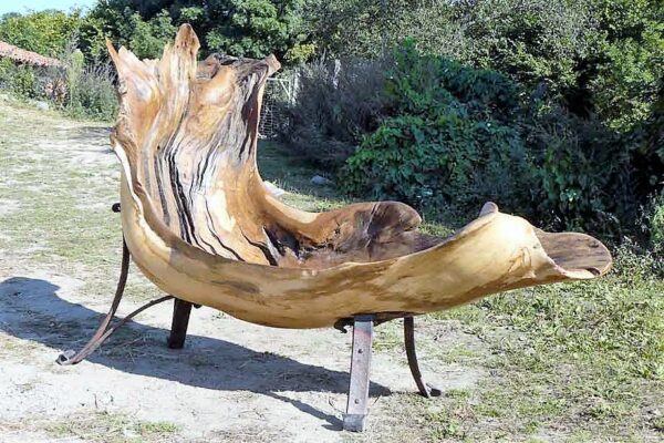 meuble fauteuil bois nature