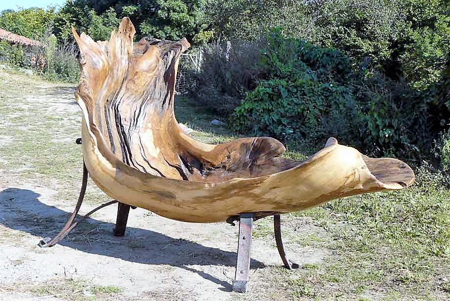 meuble fauteuil bois nature