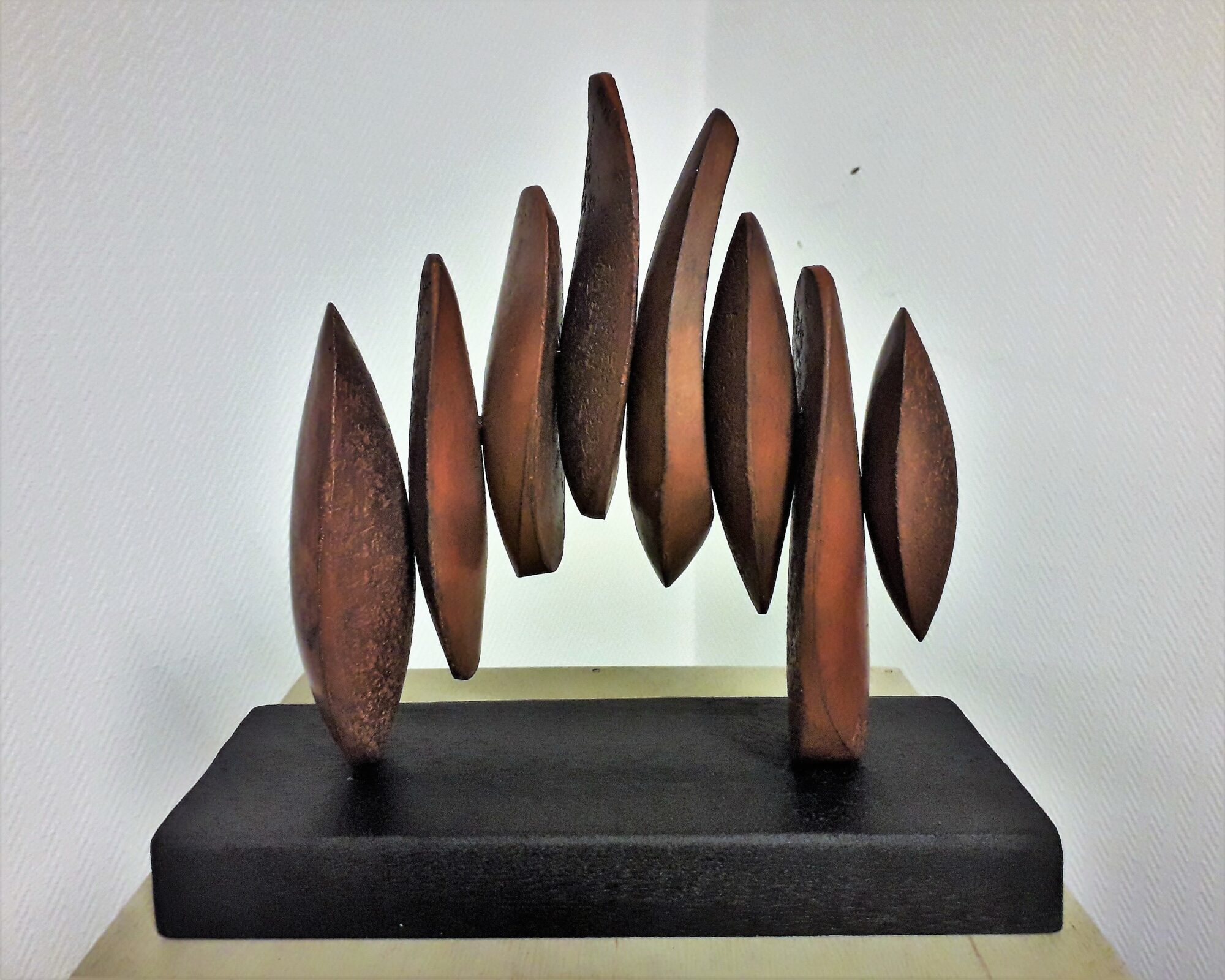 sculpture argile abstrait